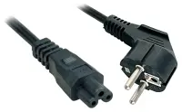 Lindy 3m, CEE 7/7 - IEC 320 C5 Must CEE7/7 C5 pistikut