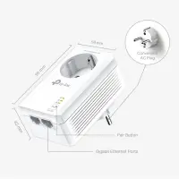 TP-Link TL-PA7027P KIT elektriliinisidevõrgu võrguadapter 1000 Mbit/s Ethernet LAN Valge 2 tk – pilt 9
