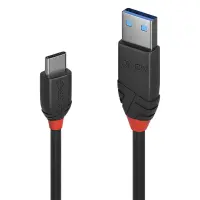 Lindy 36916 USB-kaabel USB 3.2 Gen 1 (3.1 Gen 1) 1 m USB A USB C 10 Gbit/s Must – pilt 2