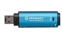 Kingston Technology IronKey Vault Privacy 50 USB-välkmälu 32 GB USB tüüp A 3.2 Gen 1 (3.1 Gen 1) Must, Sinine – pilt 4