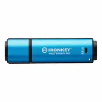Kingston Technology IronKey Vault Privacy 50 USB-välkmälu 32 GB USB tüüp-C 3.2 Gen 1 (3.1 Gen 1) Must, Sinine – pilt 6