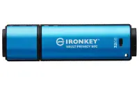 Kingston Technology IronKey Vault Privacy 50 USB-välkmälu 32 GB USB tüüp-C 3.2 Gen 1 (3.1 Gen 1) Must, Sinine