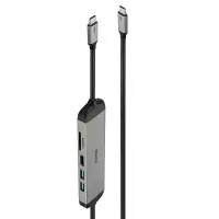 Lindy 43326 sülearvuti dokk ja pordireplikaator Juhtmega ühendatud USB 3.2 Gen 1 (3.1 Gen 1) Type-C Must, Hall – pilt 6