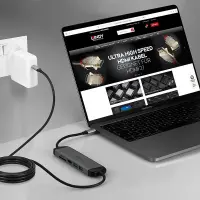 Lindy 43326 sülearvuti dokk ja pordireplikaator Juhtmega ühendatud USB 3.2 Gen 1 (3.1 Gen 1) Type-C Must, Hall – pilt 17
