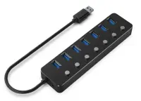 I/O HUB USB3 7PORT/UHB-U3P7P-01 GEMBIRD – pilt 6