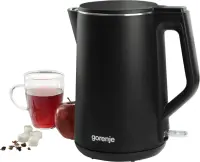 Gorenje | Kettle | K15DWBK | Electric | 2200 W | 1.5 L | Stainless steel | 360° rotational base | Black – pilt 8