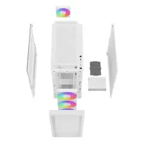 Deepcool | MID TOWER CASE | CH560 Digital | Side window | Mid-Tower | ATX PS2 | White – pilt 9