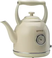 Gorenje | Kettle | K17CLIN | Electric | 2000 W | 1.7 L | Plastic/Metal | 360° rotational base | Beige – pilt 10