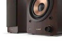 Sharp CP-SS30 Bookshelf Speakers, Brown | Sharp | Speakers | CP-SS30(BR) Bookshelf | 60 W | Bluetooth | Wireless connection | Brown – pilt 19