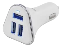 DELTACO Car Charger 3xUSB 5.2A