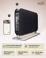 Mill CO1200WIFI3BLACK GEN3 Convection Heater, 1200W, Steel fronts, LED display, Black | Mill | Heater | CO1200WIFI3BLACK GEN3 | Convection Heater | 1200 W | Black – pilt 9