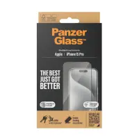 PanzerGlass | Screen protector | Apple | iPhone 15 Pro | Glass | Clear | Easy installation; Fingerprint resistant; Anti-yellowing | Ultra-Wide Fit – pilt 3
