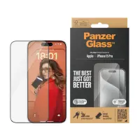 PanzerGlass | Screen protector | Apple | iPhone 15 Pro | Glass | Clear | Easy installation; Fingerprint resistant; Anti-yellowing | Ultra-Wide Fit – pilt 5