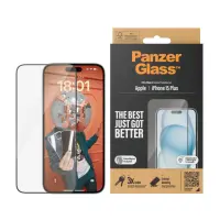 PanzerGlass ® Screen Protector iPhone 15 Plus | Ultra-Wide Fit w. EasyAligner Selge ekraanikaitse Apple 1 tk