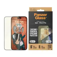 PanzerGlass ® EyeCARE™ Screen Protection iPhone 15 Plus | Ultra-Wide Fit w. EasyAligner Selge ekraanikaitse Apple 1 tk