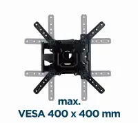 TV SET ACC WALL MOUNT 32-55"/WM-55ST-01 GEMBIRD