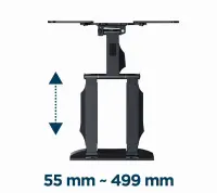 TV SET ACC WALL MOUNT 32-55"/WM-55ST-01 GEMBIRD – pilt 4