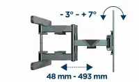 TV SET ACC WALL MOUNT 40-80"/WM-80ST-01 GEMBIRD – pilt 7