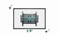 TV SET ACC WALL MOUNT 40-80"/WM-80ST-01 GEMBIRD – pilt 9