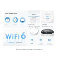 Wireless Router|TP-LINK|Wireless Router|3-pack|3000 Mbps|Mesh|Wi-Fi 6|1x10/100/1000M|1x2.5GbE|DHCP|DECOX50-POE(3-PACK) – pilt 4