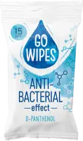 Niisked salvrätikud GOWIPES Antibact D-Panthenol 15tk (kogus 3 tükki)