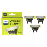 Philips | Replaceable blade (3 pcs) | QP430/50 OneBlade | Black/Green – pilt 4