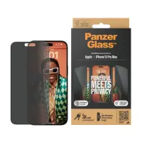 PanzerGlass | Privacy Screen Protector | Apple | iPhone 15 Pro Max | Tempered glass | Black | Ultra-Wide Fit W. Easyaligner – pilt 4