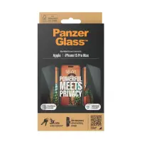 PanzerGlass | Privacy Screen Protector | Apple | iPhone 15 Pro Max | Tempered glass | Black | Ultra-Wide Fit W. Easyaligner – pilt 6