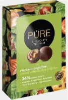 PURE piimašokolaadi trühvlid sarapuupähkli- ja krõbeküpsiste kreemi täidisega, 148g
