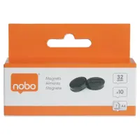 Tahvelmagnet Nobo, 10 pakki, 32mm, mustad – pilt 2