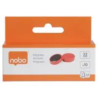 Tahvelmagnet Nobo, 10 pakki, 32mm, punased – pilt 5