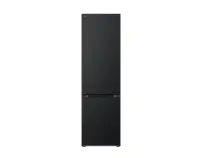 LG | Refrigerator | GBV5240CEP | Energy efficiency class C | Free standing | Combi | Height 203 cm | No Frost system | Fridge net capacity 277 L | Freezer net capacity 110 L | Display | 35 dB | Matte Black