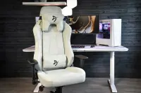 Arozzi Frame material: Metal; Wheel base: Aluminium; Upholstery: Soft Fabric | Arozzi | Gaming Chair | Vernazza SoftFabric | Pearl Green