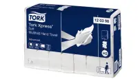 Lehtpaberrätikud TORK H2 Xpress Multifold Soft, 2 kihti, valged, 180 tk, 120398 (kogus 21 tükki)