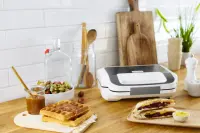 Tefal Snack XL SW7011 võileivagrill 850 W Valge, Roostevaba teras – pilt 6