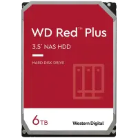 HDD NAS WD Red Plus (3.5'', 6TB, 256MB, 5400 RPM, SATA 6 Gb/s)