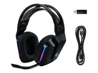 Logitech | Gaming Headset | G G733 | Wireless | Over-Ear | Black | Noise canceling | Wireless