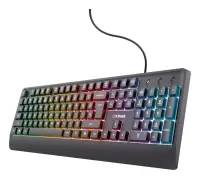 Trust GXT 792 QUADROX klaviatuur Hiir kaasa arvatud Mängimine USB QWERTY Ameerika inglise keel Must – pilt 6