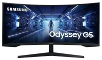 Samsung G55T PC lamekuvar 86,4 cm (34") 3440 x 1440 pikslit UltraWide Quad HD LED Must