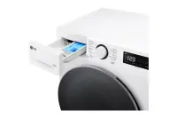 LG | Washing machine with dryer | F2DR509S1W | Energy efficiency class A | Front loading | Washing capacity 	9 kg | 1200 RPM | Depth 47.5 cm | Width 60 cm | Display | Rotary knob + LED | Drying system | Drying capacity 5 kg | Steam function | Direct drive | White – pilt 7