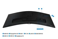 Samsung | Business Monitor | LS34C652UAUXEN | 34 " | VA | 21:9 | 100 Hz | 5 ms | 3440 x 1440 | 350 cd/m² | Black – pilt 3