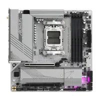 Gigabyte | B650M A ELITE AX ICE | Processor family AMD | Processor socket AM5 | DDR5 | Supported hard disk drive interfaces SATA, M.2 | Number of SATA connectors 4