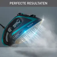 TEFAL | Iron | FV8066E0 | Steam Iron | 3000 W | Water tank capacity 270 ml | Continuous steam 50 g/min | Steam boost performance 280 g/min | Black/Blue – pilt 12