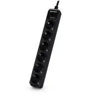 CyberPower B0620SC0-DE liigpinge kaitsevahend Must 6 vahelduvvoolu kontakt 200 - 250 V 1,8 m
