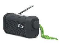 Muse | Portable Solar Radio with Crank and Flashlight | MH-08 MB | AUX in | Bluetooth | FM radio – pilt 5