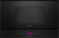 Bosch Serie 8 BFR7221B1 mikrolaineahi Must Eraldiseisev mikrolaineahi Sisseehitatud 21 l 900 W