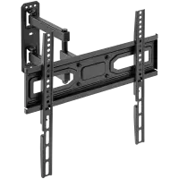 Free-tilt design: simplifies adjustment for better visibility and reduced glareSwivel mechanism provides maximum viewing flexibilitySpirit level ensures perfect positioningConvenient cable holder. 32-55". Max 35kg.