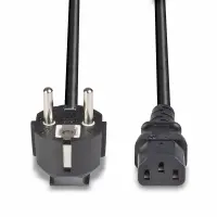 Lindy 30336 toitekaabel Must 3 m CEE7/7 C13 pistikut – pilt 9