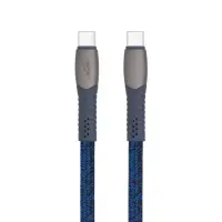 CABLE USB-C TO USB-C 1.2M/BLUE PS6105 BL12 RIVACASE