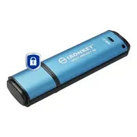 Kingston Technology IronKey Vault Privacy 50 USB-välkmälu 64 GB USB tüüp A 3.2 Gen 1 (3.1 Gen 1) Must, Sinine – pilt 4